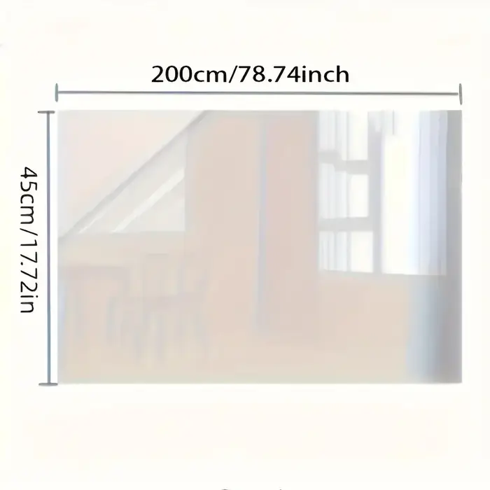 1 rouleau de film de protection mural à adhérence électrostatique transparente – Pour la cuisine