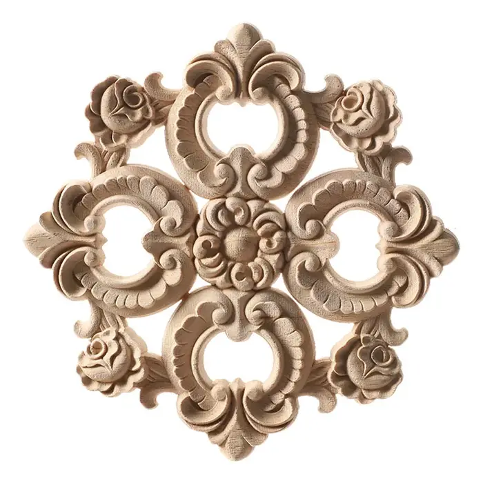 Appliques en bois sculpté pour meubles