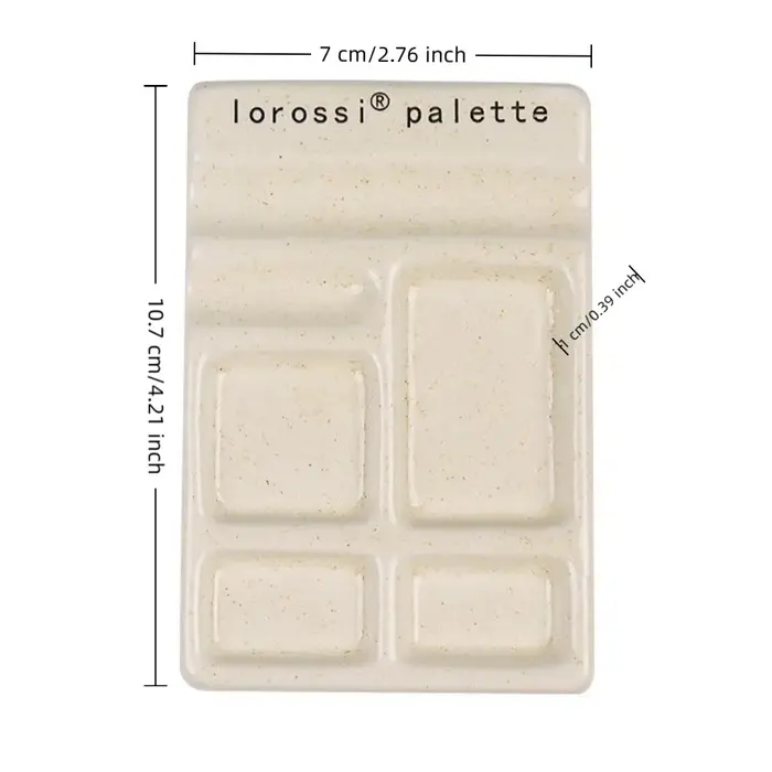 Palette de peinture en céramique portable