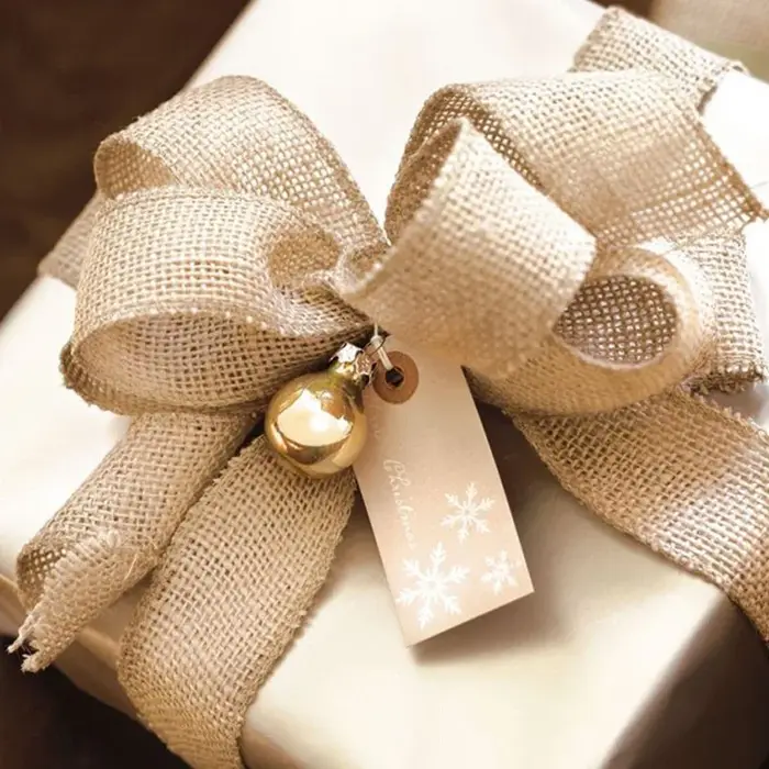 Rouleau de tissu en toile de Jute naturelle