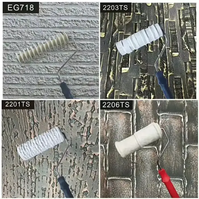 Rouleau de peinture décoratif