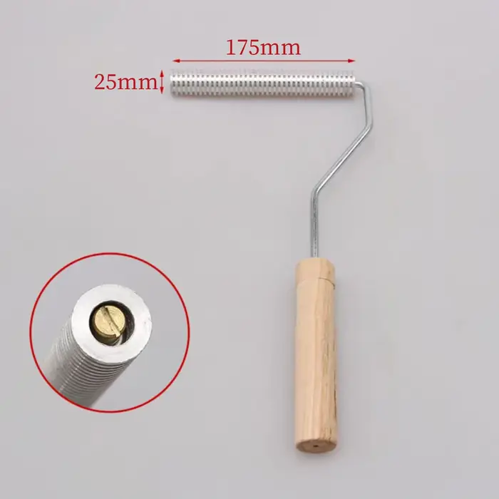 Kit d'outils de rouleau de peinture de stratification d'outil de palette de bulle de fibre de verre 3 pièces Kit