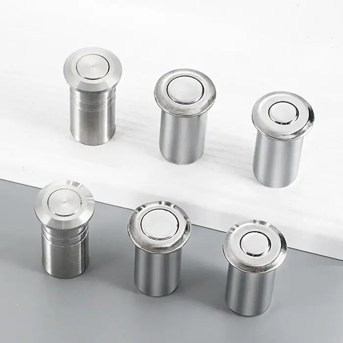 Couvercle de boulon de porte en acier inoxydable
