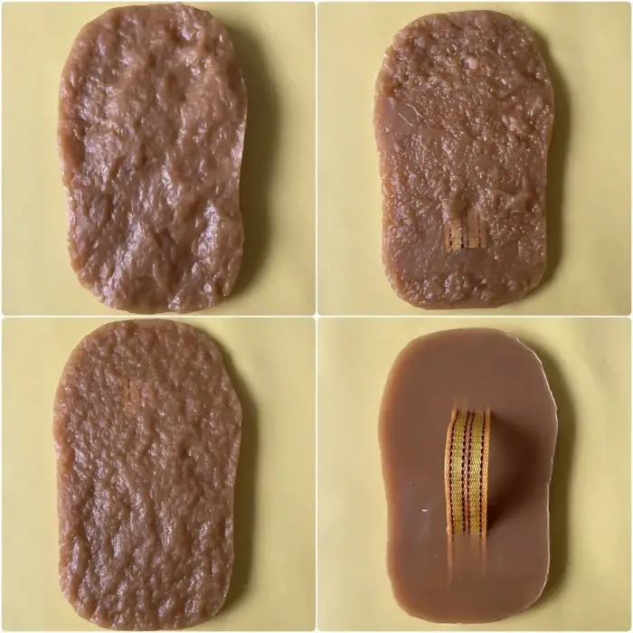 Moule d'empreinte en plastique pour imitation de texture de pierre en ciment