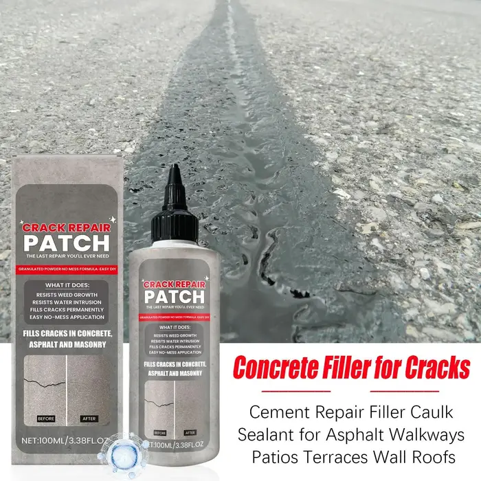 Mastic de réparation pour fissures de béton 100 ml