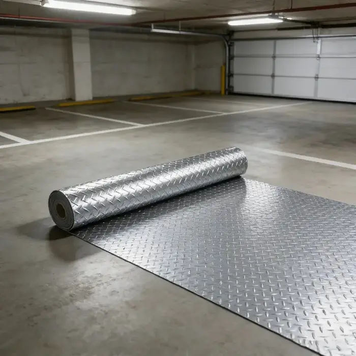 Rouleau de sol de garage en PVC épaissi
