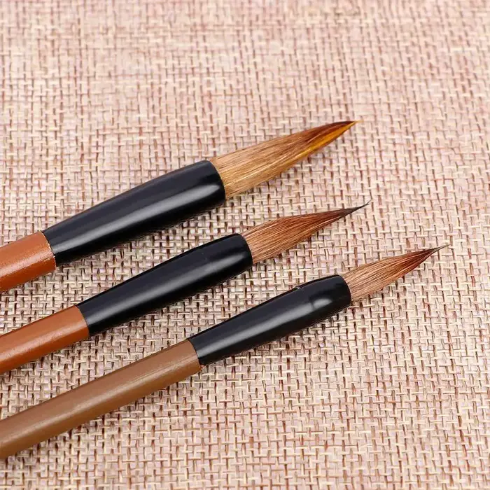 Pinceau de peinture pratique en bambou