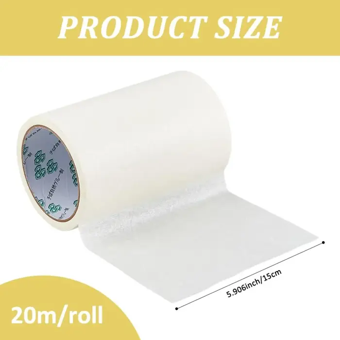 20m 1 rouleau de Film de masquage ruban papier texturé pour peinture