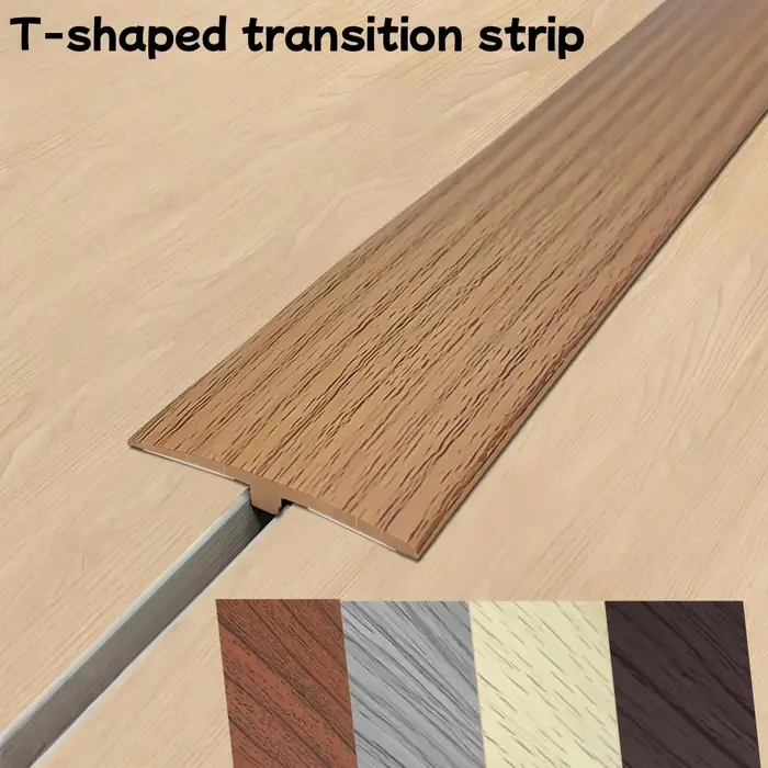 1 pièce de bande de transition en PVC en forme de T de 1 m/39