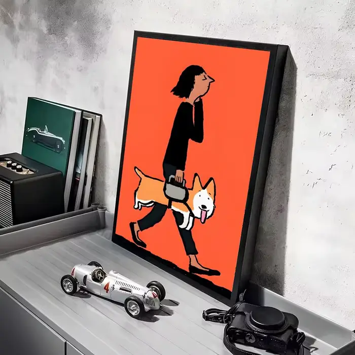 J-Jean Art j-jullien affiche autocollants peinture murale auto-adhésive Stickers muraux pour chambre
