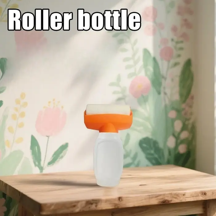 Rouleau applicateur de mastic réutilisable pour réparation murale avec récipient rechargeable