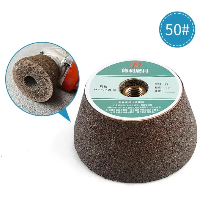 Disque de ponçage émeri pour meuleuse d'angle
