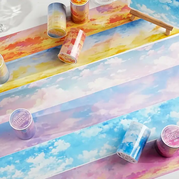 1 à 6 rouleaux de bandes décoratives de la série Sky Cloud Realm