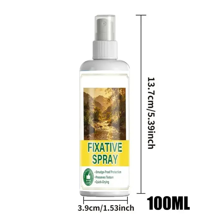 Nouveau Spray Fixateur d'Art 100ml Séchage Rapide Anti-taches Revêtement
