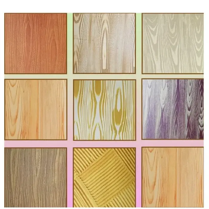 Kit d'outils de texture en bois de caoutchouc pour peinture DIY