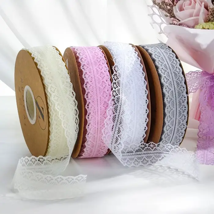 Rubans en satin pour emballage cadeau DIY