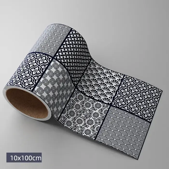 Autocollants muraux imperméables en PVC auto-adhésif