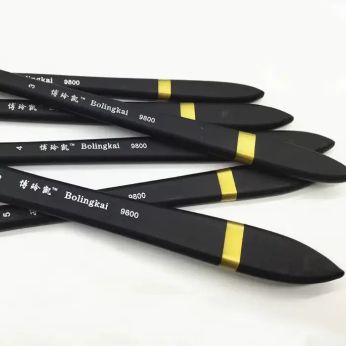 6 pièces/ensemble, brosse à poils de haute qualité pour peinture