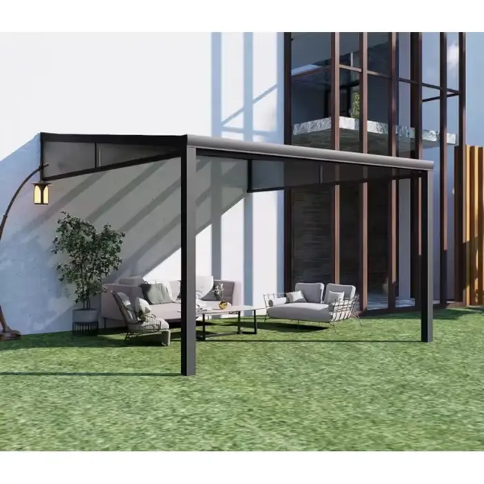 Auvent extérieur couverture de fenêtre auvent en aluminium auvent en polycarbonate imperméable
