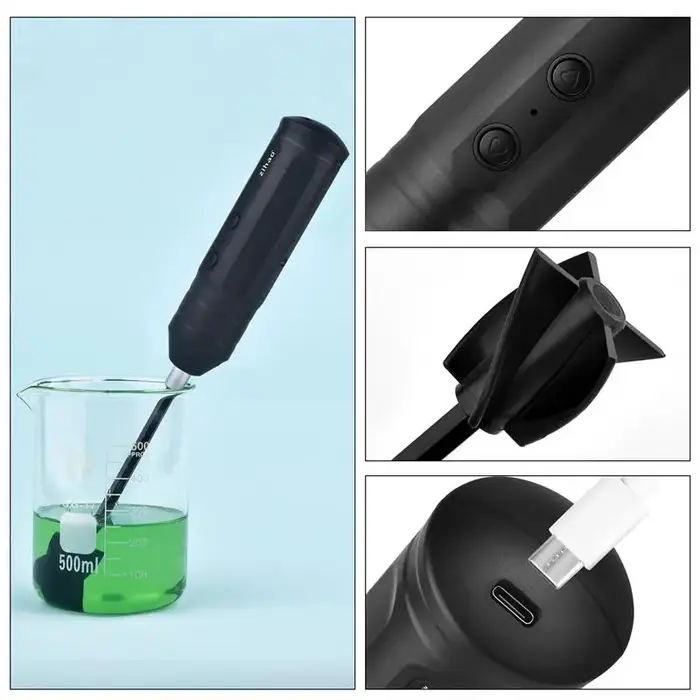 Agitateur électrique, bâtonnets mélangeurs en plastique pour résine époxy DIY