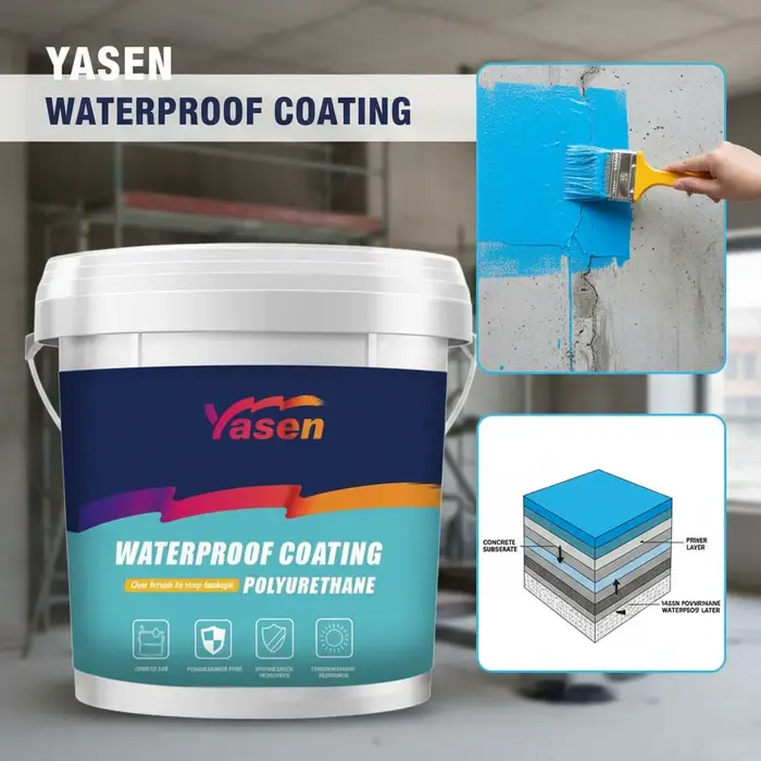 Revêtement imperméable en polyuréthane à base d'eau