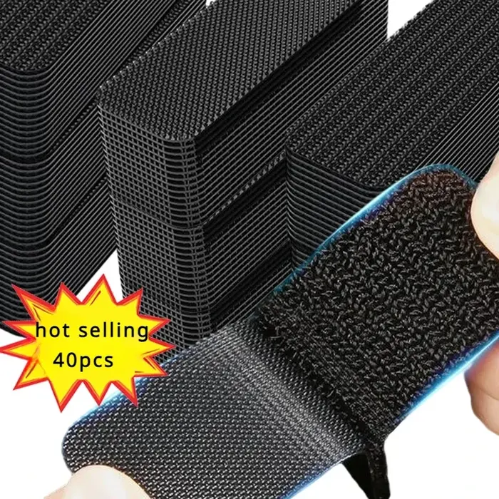 Bande antidérapante Velcros canapé bricolage auto-adhésif tapis fixation autocollants voiture attache accessoires