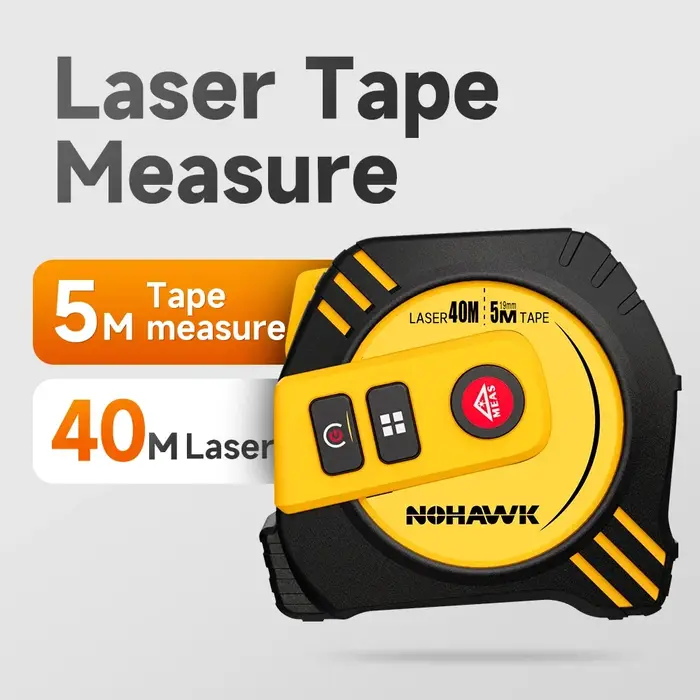 Ruban à mesurer Laser 2 en 1