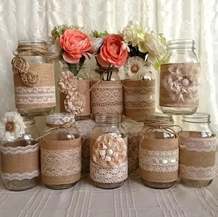 Rouleau de tissu de jute de 3/5/7