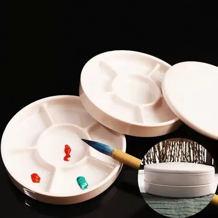 Palette de peinture en céramique
