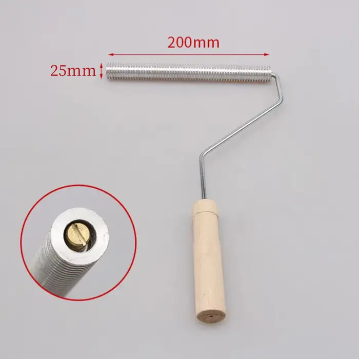 Kit d'outils de rouleau de peinture de stratification d'outil de palette de bulle de fibre de verre 3 pièces Kit