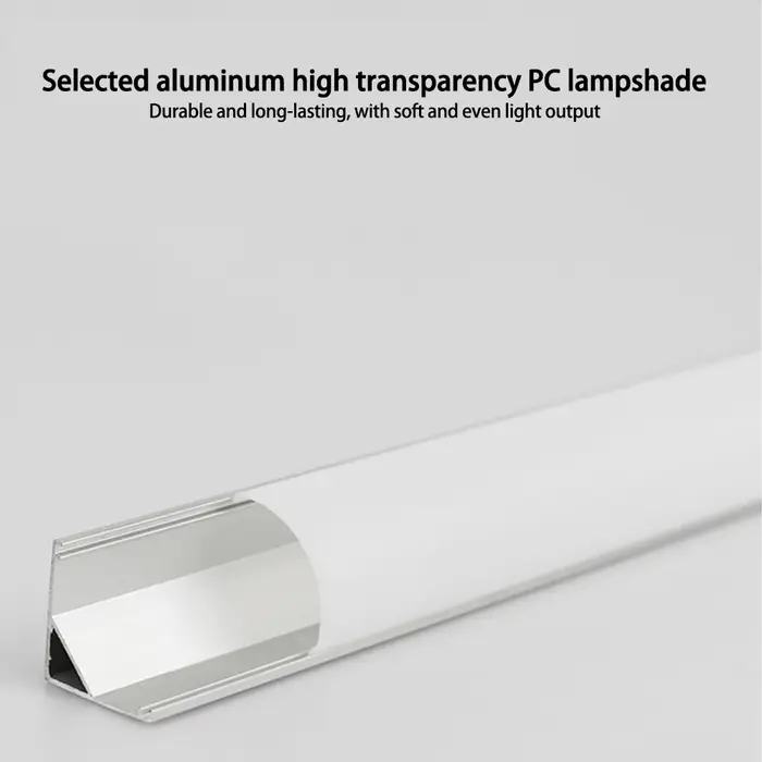 Profilé LED en aluminium en forme de V pour coins