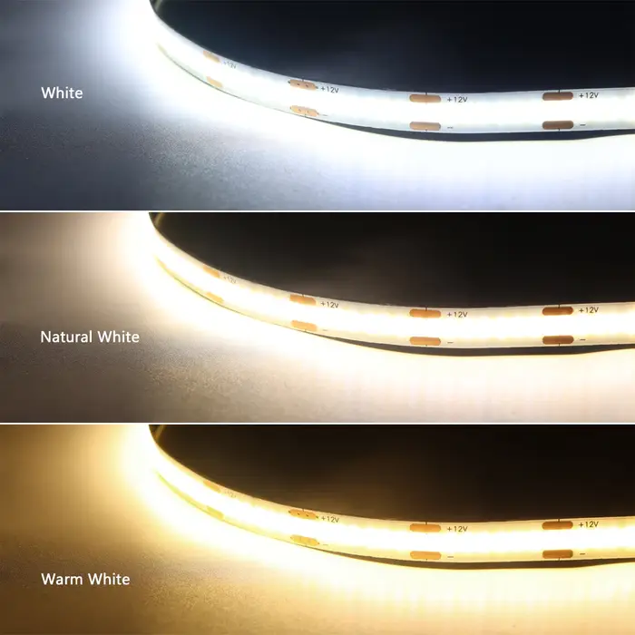 Lumière LED COB avec interrupteur à capteur tactile pour étagère de cuisine, gradation, mouvement de