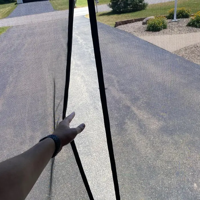 Rideau de porte de Garage magnétique de grande taille, moustiquaire de taille personnalisée, écran a