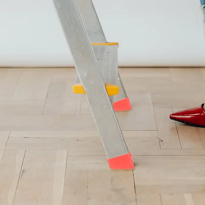 Couvre-pieds d'échelle rouge