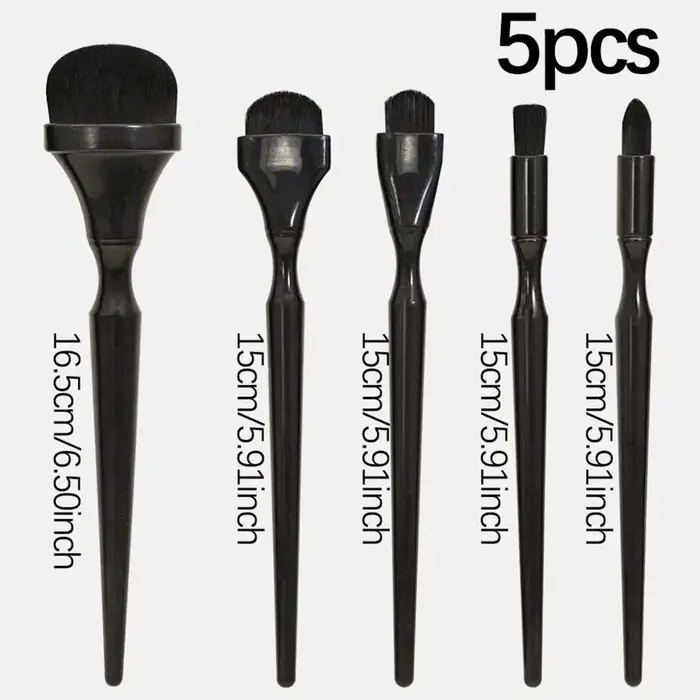 Lot de 5 pinceaux de mélange pour dessin au fusain