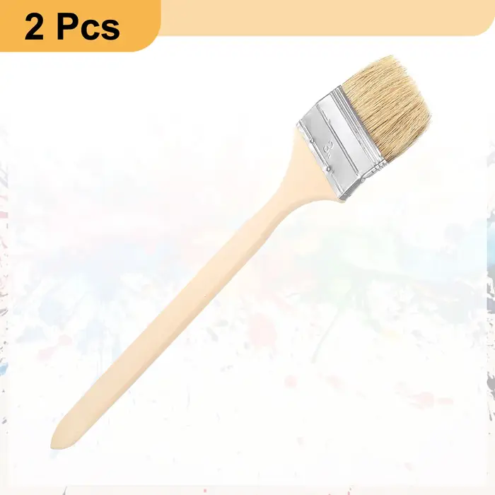 Lot de 2 pinceaux courbés pour peinture murale