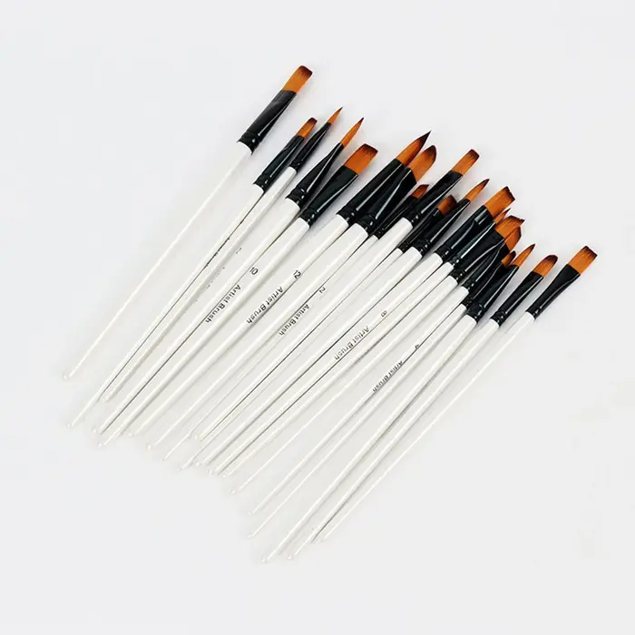 Ensemble de pinceaux de peinture d'artiste
