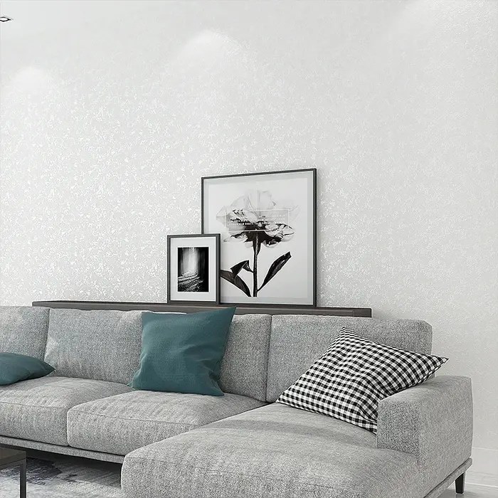 Papier peint monochrome texturé 3D, décoration murale, chambre à coucher, salon, décoration d'intérieur, étude, chambre d'aîné, rouleau de papier peint non auto-adhésif
