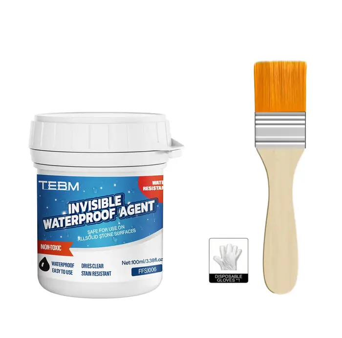 Agent d'étanchéité transparent 500G, revêtement imperméable invisible, puissant isolant, outil de ré