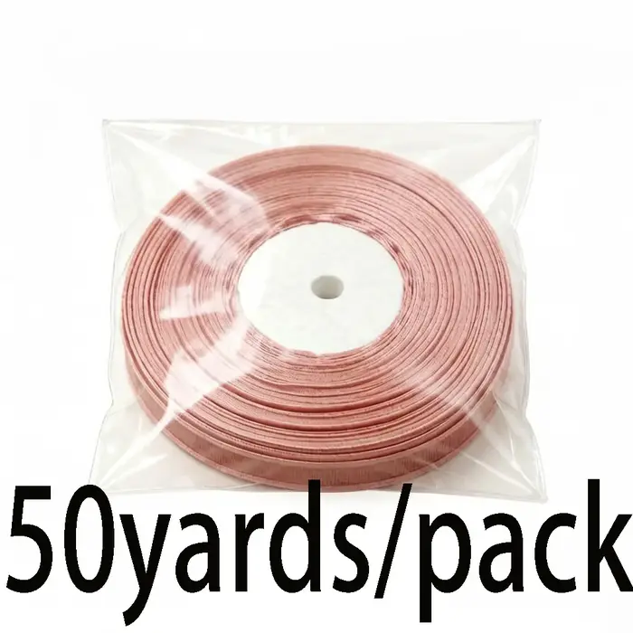(50 yards/rouleau) ruban en Organza doux large côté vente en gros emballage cadeau rubans de décoration (20/25/40mm)