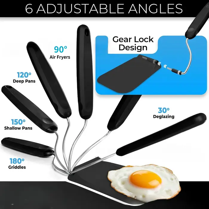 Spatule avec angles réglables