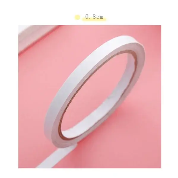 Ruban Adhésif Double Face Blanc Super Bain, 12m, 8/10/12mm, Bricolage