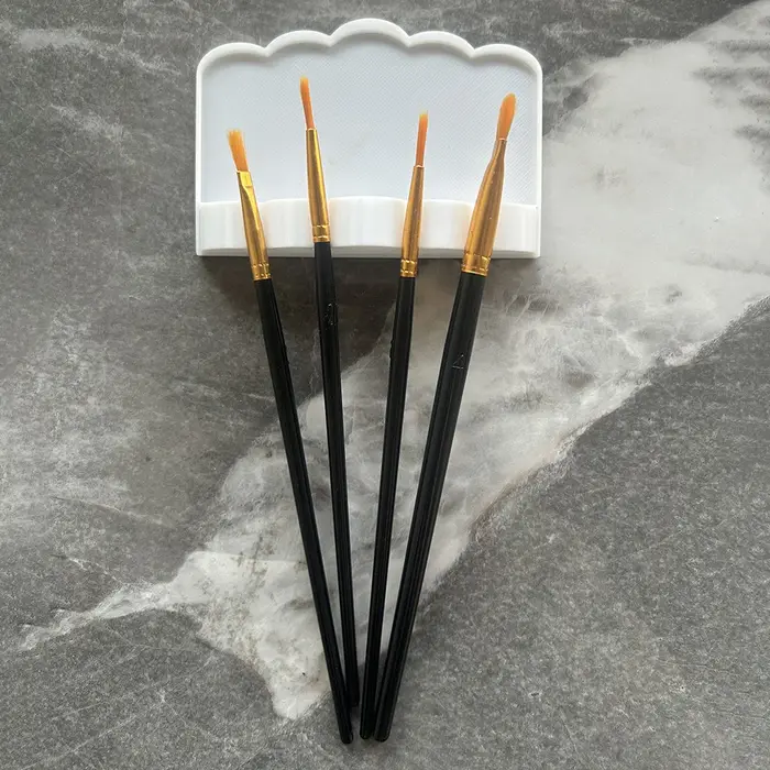 Porte-pinceaux à 4 compartiments