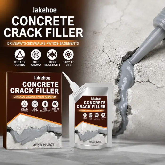 Mastic de réparation pour fissures de béton