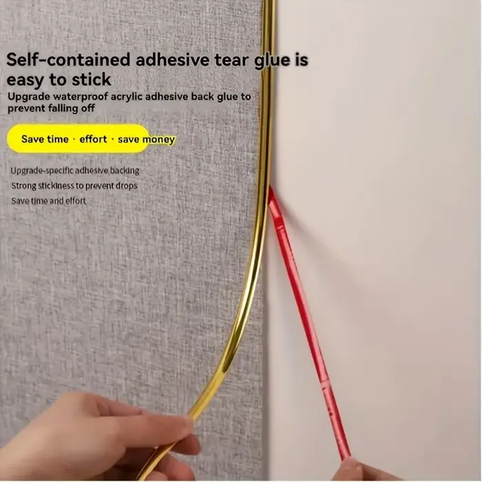 1 rouleau de 5m d'autocollants décoratifs 3D auto-adhésifs