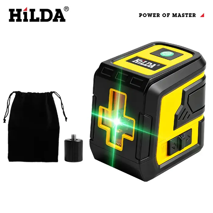 HILDA niveau Laser 2 lignes avec aimant sur le dos auto-nivelant nivellement automatique puissant