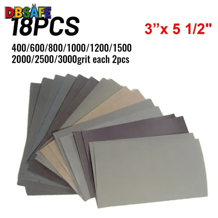 Papier de verre abrasif