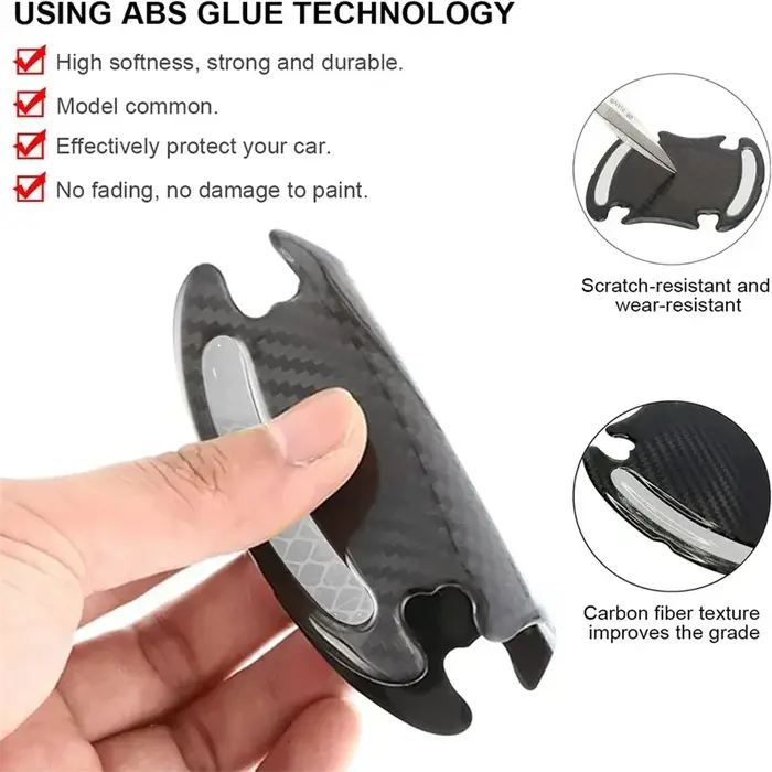 Autocollant réfléchissant pour poignée de porte de voiture