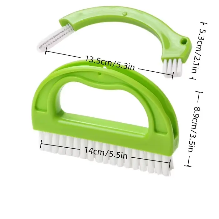 Brosse de nettoyage de joints de carrelage deux en un, adaptée au nettoyage ménager dans les cuisine