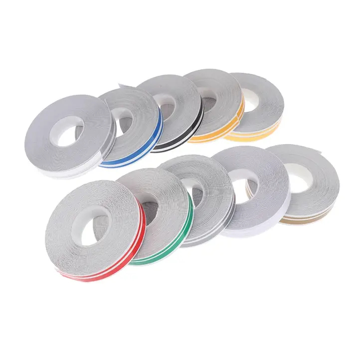 1 Rouleau de Bande Adhésive Vinyle Autocollante Double Ligne Couleur Unie pour Carrosserie de Voiture